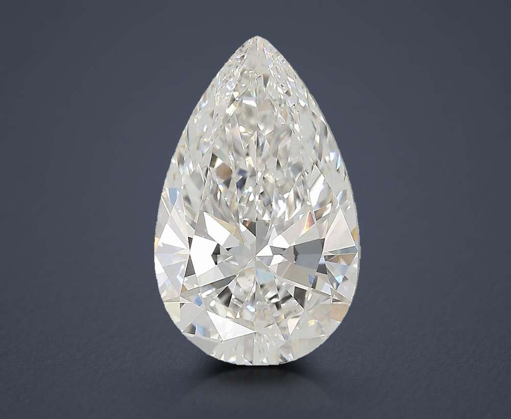 4.47 Carat Pear Lab Diamond