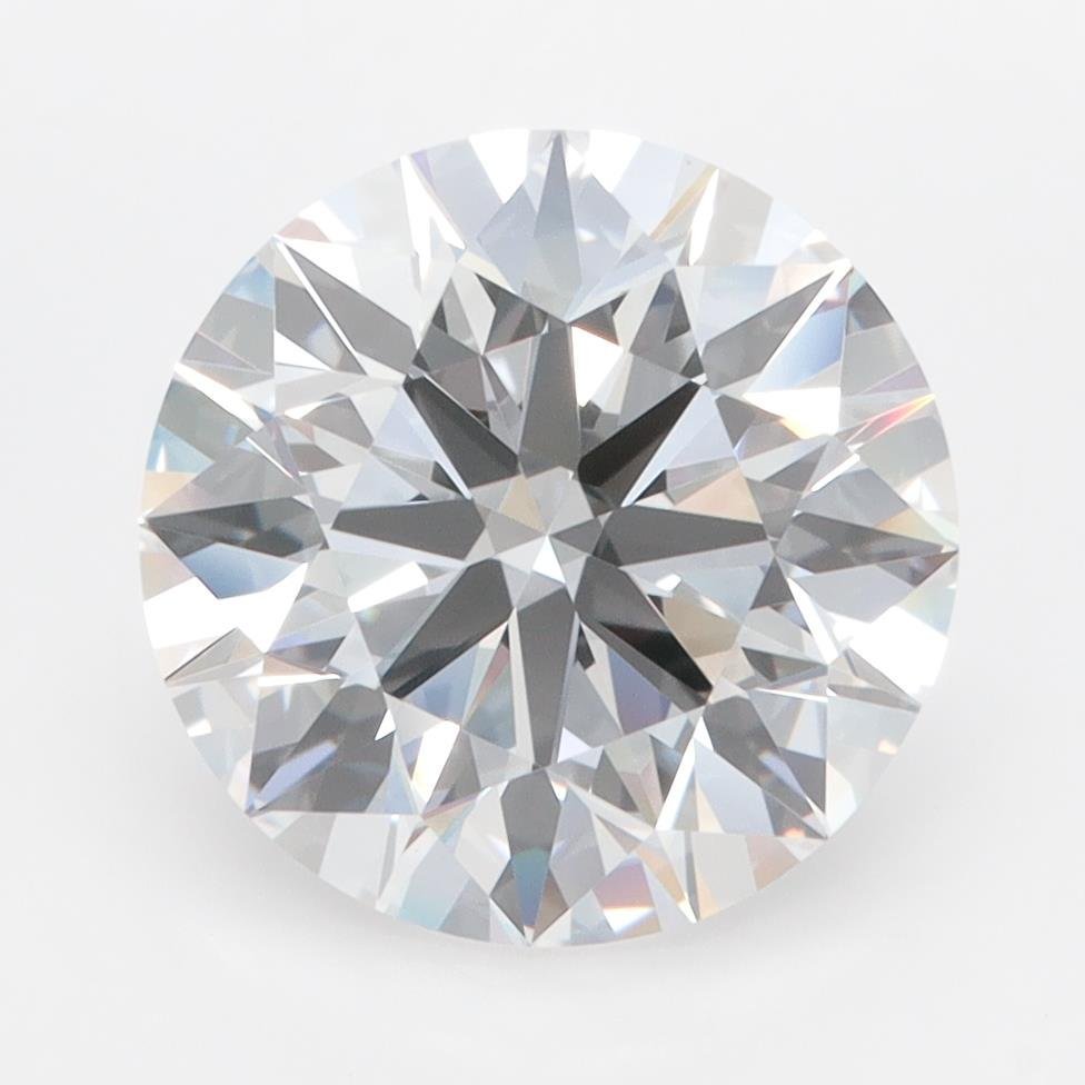 4.00ct D FL Rare Carat Ideal Cut Round Lab Grown Diamond