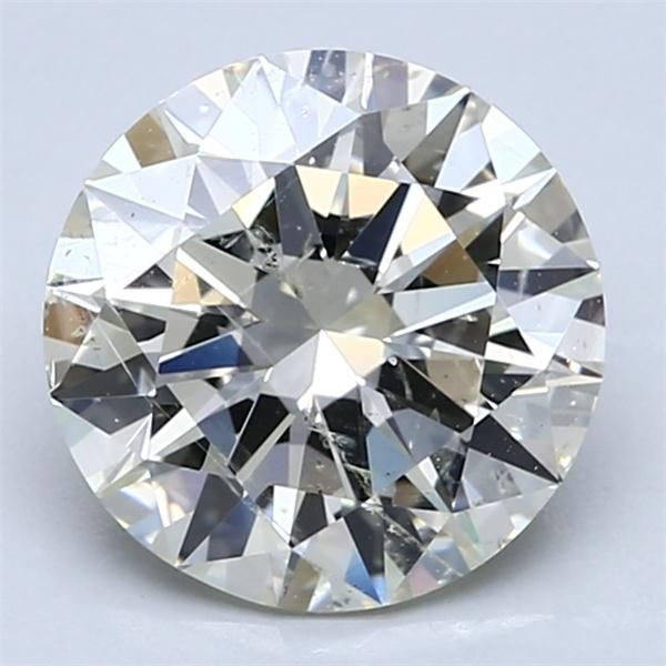 2.80ct J SI2 Excellent Cut Round Diamond