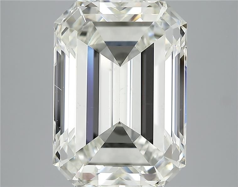 10.03ct J VS2 Rare Carat Ideal Cut Emerald Diamond