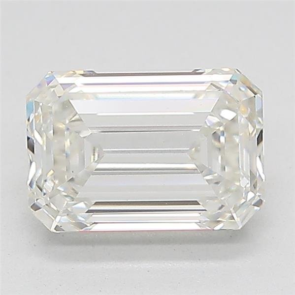 1.67ct H VS1 Rare Carat Ideal Cut Emerald Lab Grown Diamond