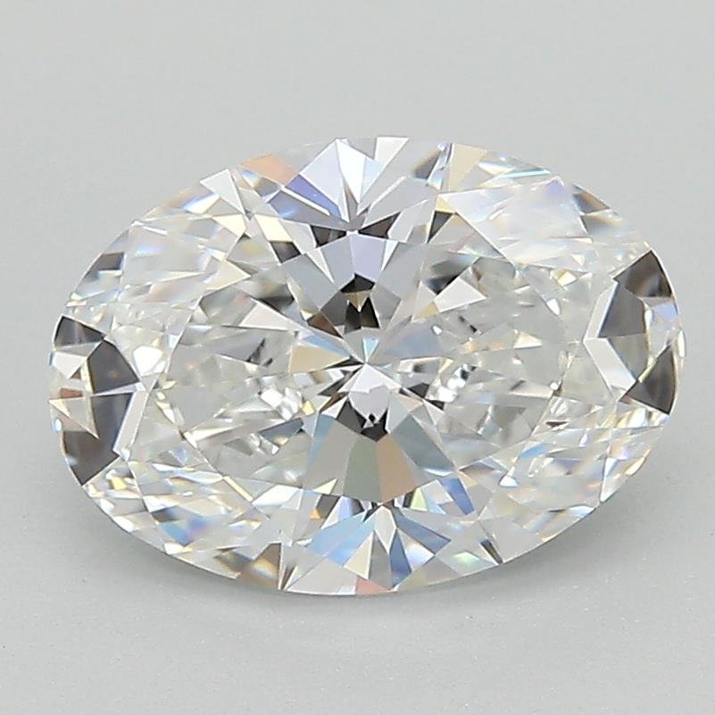 2.09ct E VVS2 Rare Carat Ideal Cut Oval Lab Grown Diamond