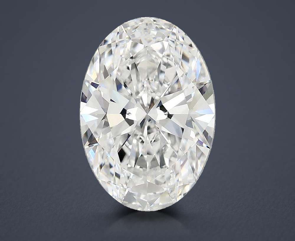 3.93 Carat Oval Lab Diamond