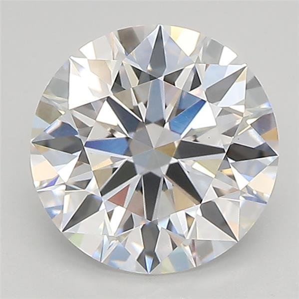 2.21ct D VVS2 Rare Carat Ideal Cut Round Lab Grown Diamond