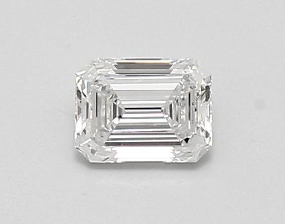 0.55ct D VVS2 Very Good Cut Emerald Lab Grown Diamond
