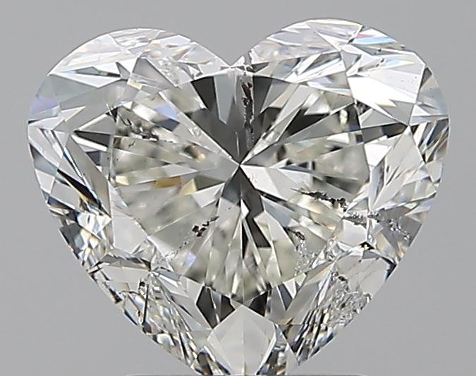 2.70ct I SI2 Good Cut Heart Diamond