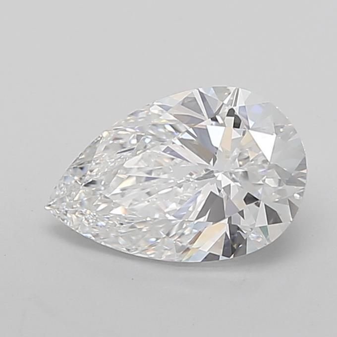 2.09ct D VS1 Rare Carat Ideal Cut Pear Lab Grown Diamond