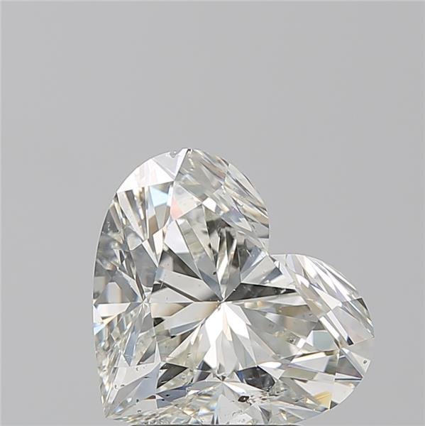 3.02ct K SI2 Rare Carat Ideal Cut Heart Diamond