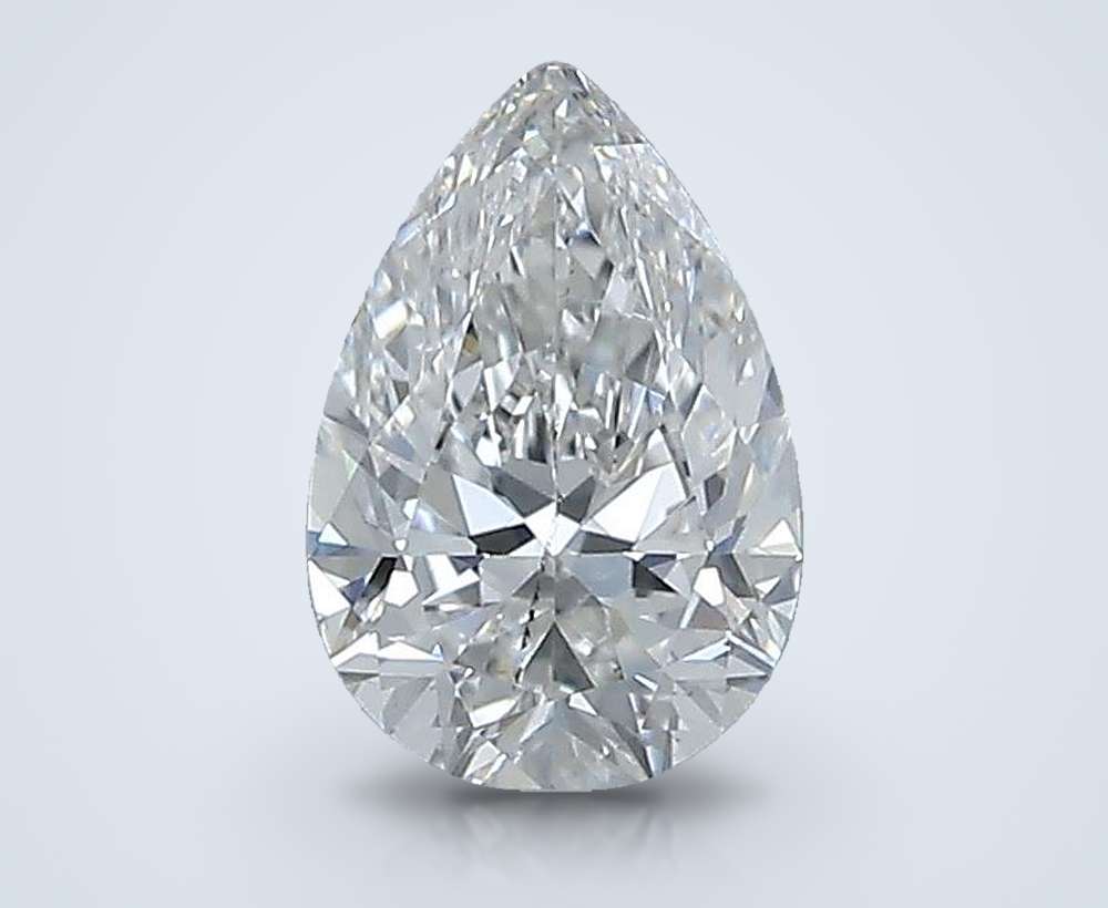 0.60 Carat Pear Natural Diamond