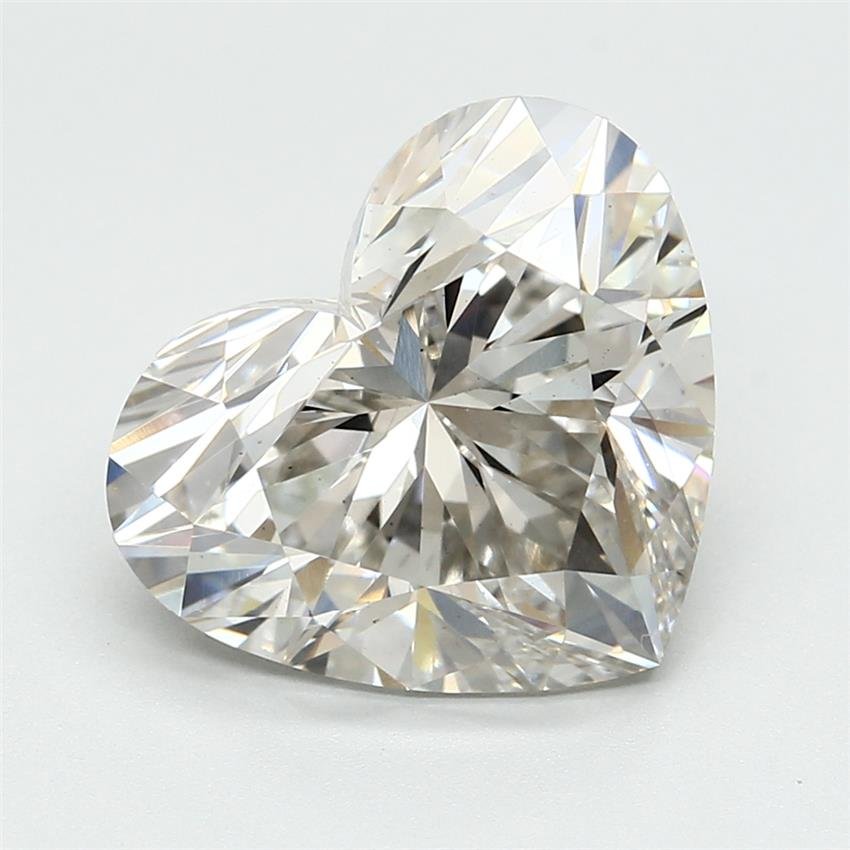 5.52ct H SI1 Rare Carat Ideal Cut Heart Lab Grown Diamond