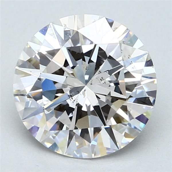 3.22ct F SI2 Excellent Cut Round Diamond