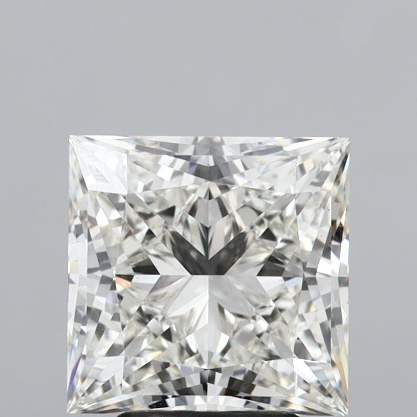 3.92ct I VS2 Rare Carat Ideal Cut Princess Lab Grown Diamond