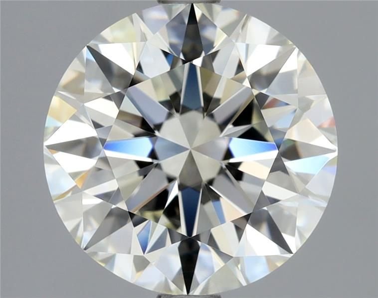 3.01ct K IF Rare Carat Ideal Cut Round Diamond