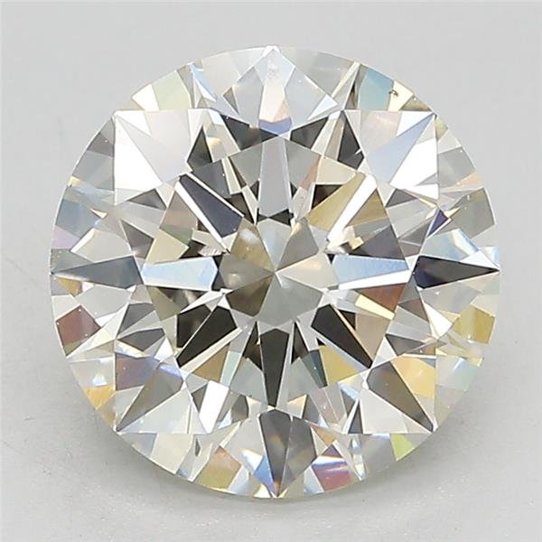3.03ct J VS1 Excellent Cut Round Lab Grown Diamond