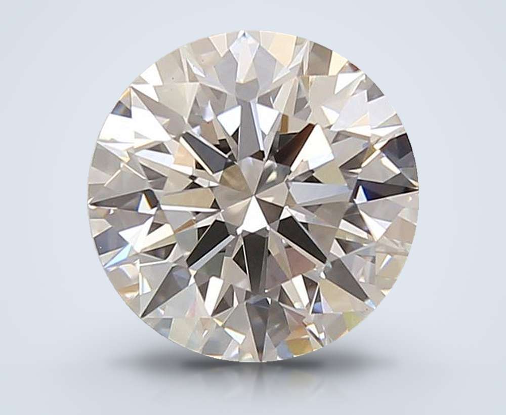 3.09 Carat Round Lab Diamond