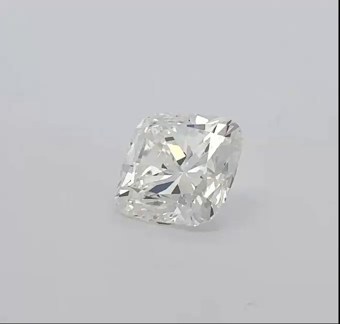 5.49ct E VVS2 Rare Carat Ideal Cut Cushion Diamond