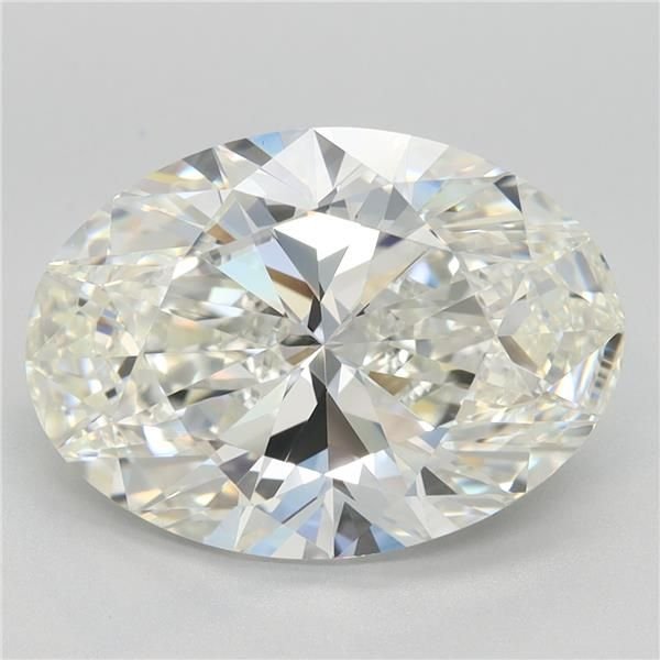 5.10ct H VVS2 Rare Carat Ideal Cut Oval Lab Grown Diamond