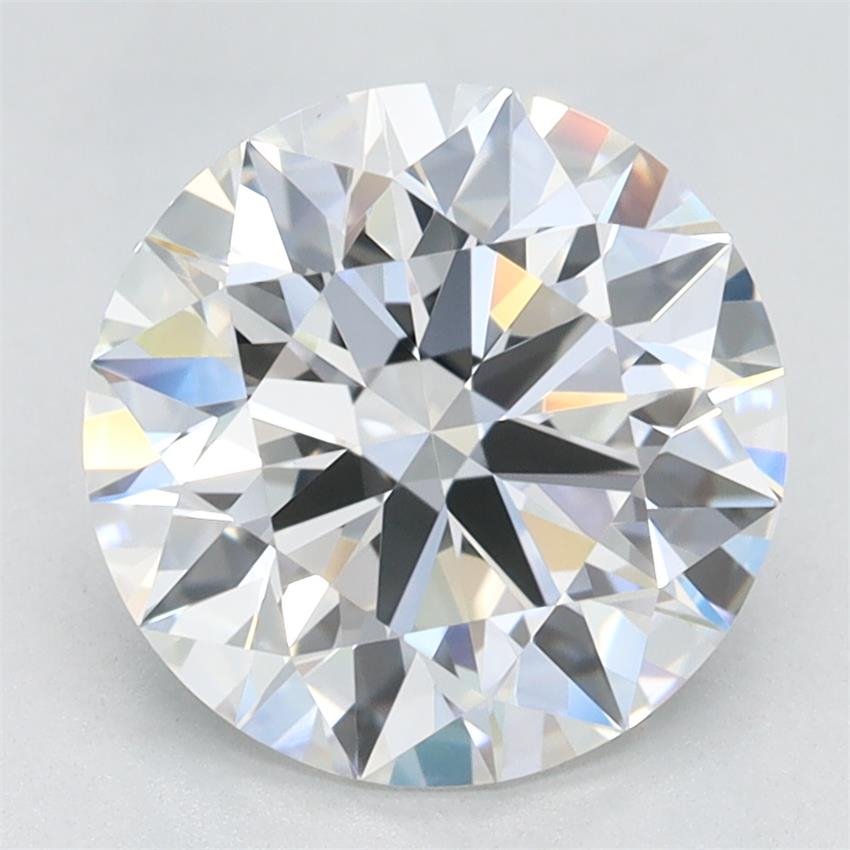 2.36ct F IF Rare Carat Ideal Cut Round Lab Grown Diamond