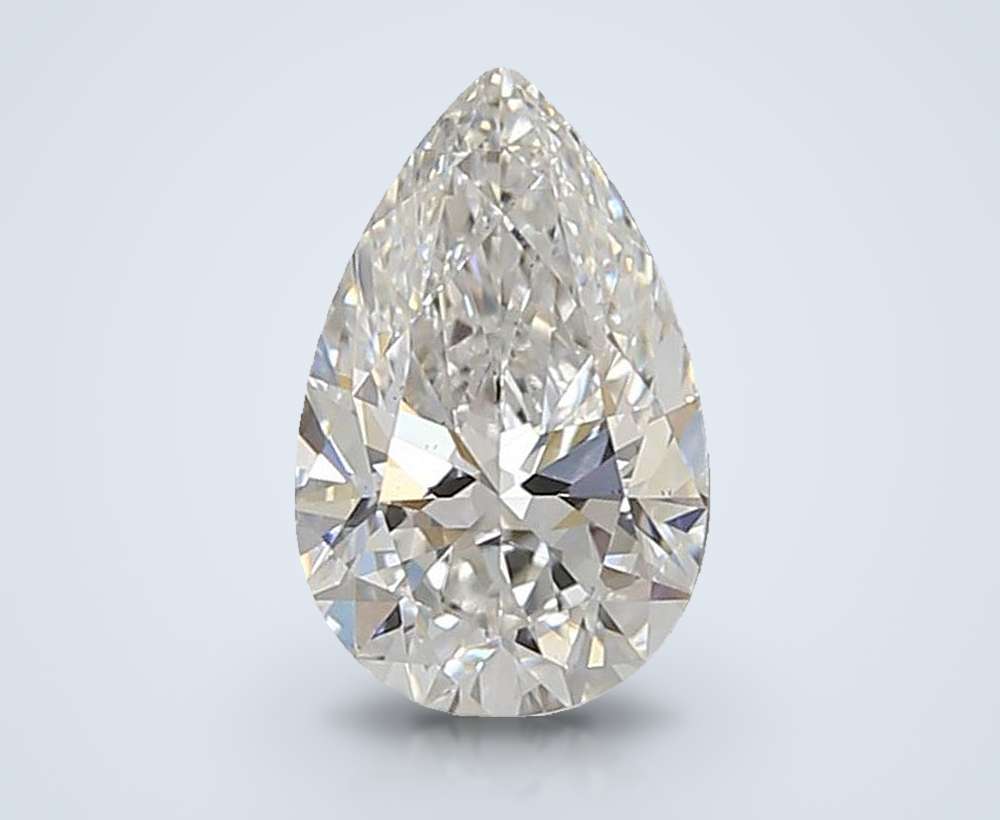 1.36 Carat Pear Lab Diamond