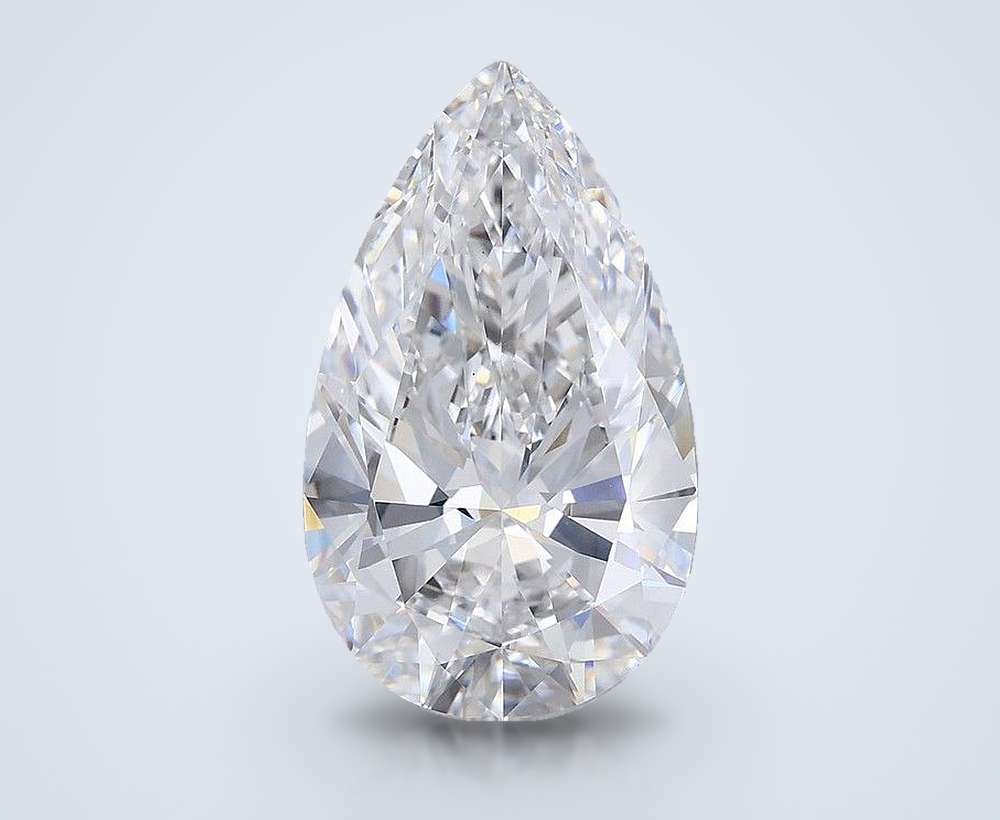 6.52 Carat Pear Lab Diamond