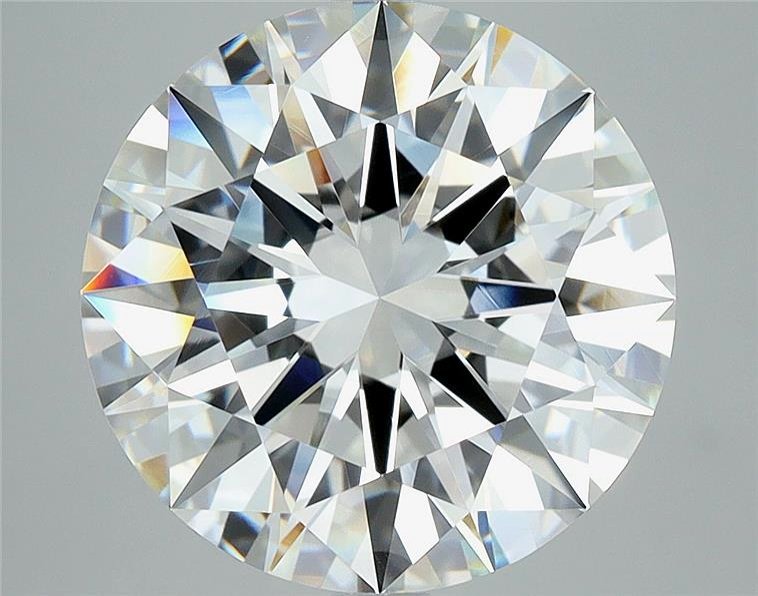 5.22ct H VVS2 Rare Carat Ideal Cut Round Diamond