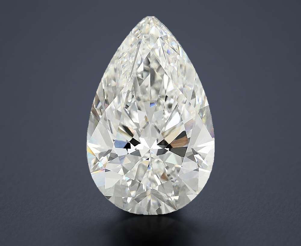 7.73 Carat Pear Lab Diamond