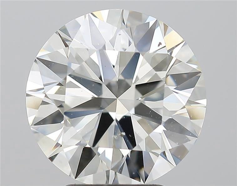 3.53ct K SI1 Rare Carat Ideal Cut Round Diamond