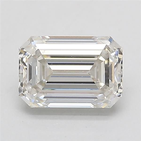 1.53ct H VS1 Rare Carat Ideal Cut Emerald Lab Grown Diamond