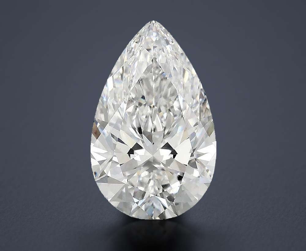 2.81 Carat Pear Lab Diamond