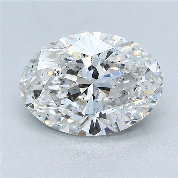 2.02ct F SI1 Rare Carat Ideal Cut Oval Lab Grown Diamond