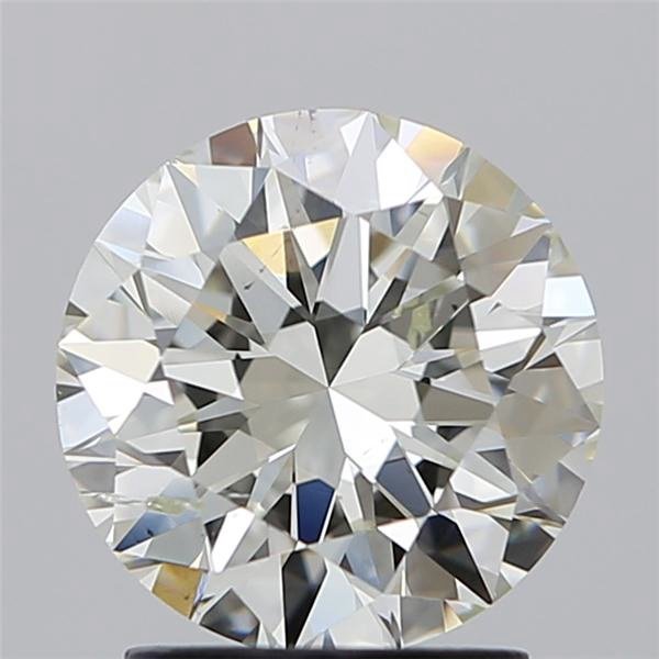 2.06ct I SI2 Rare Carat Ideal Cut Round Diamond