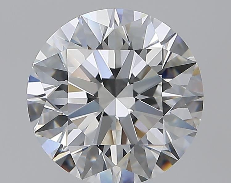 3.52ct F VVS2 Rare Carat Ideal Cut Round Diamond