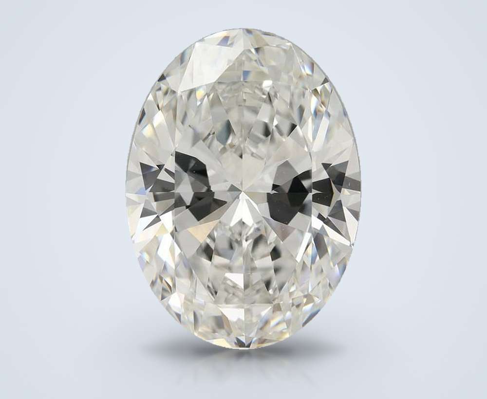 6.60 Carat Oval Lab Diamond