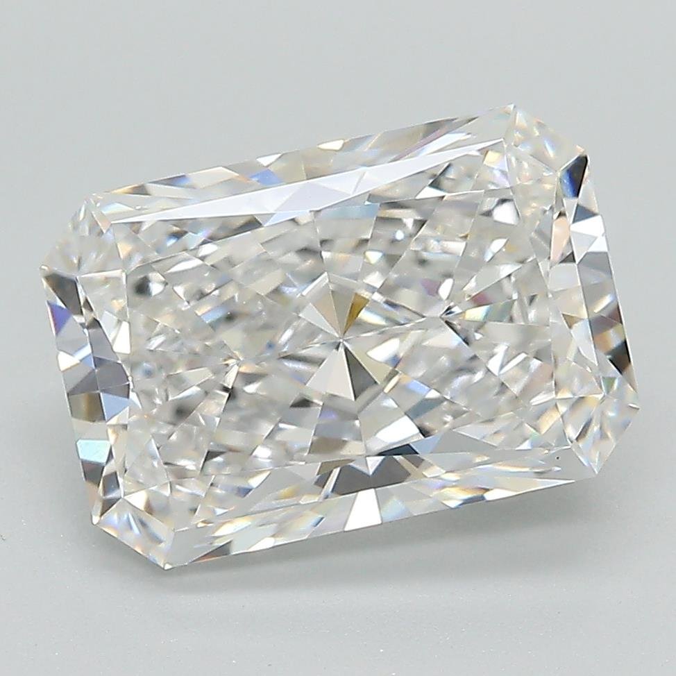 3.97ct F VVS1 Rare Carat Ideal Cut Radiant Lab Grown Diamond