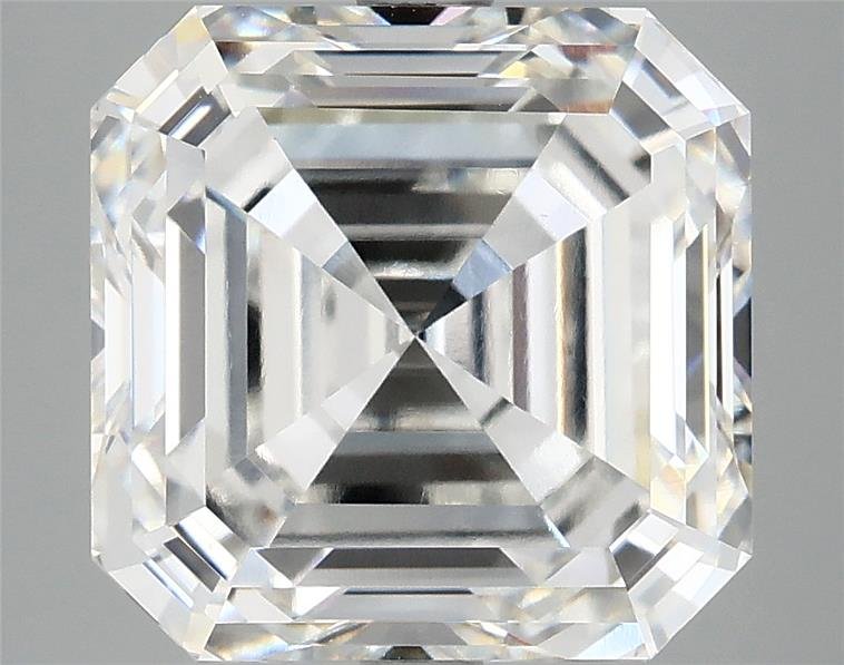 6.04ct F VS2 Excellent Cut Asscher Lab Grown Diamond