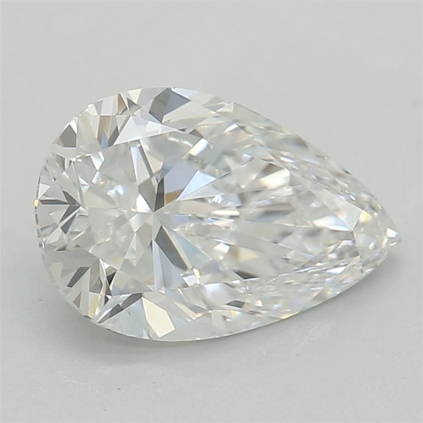 0.99ct D VS1 Rare Carat Ideal Cut Pear Lab Grown Diamond
