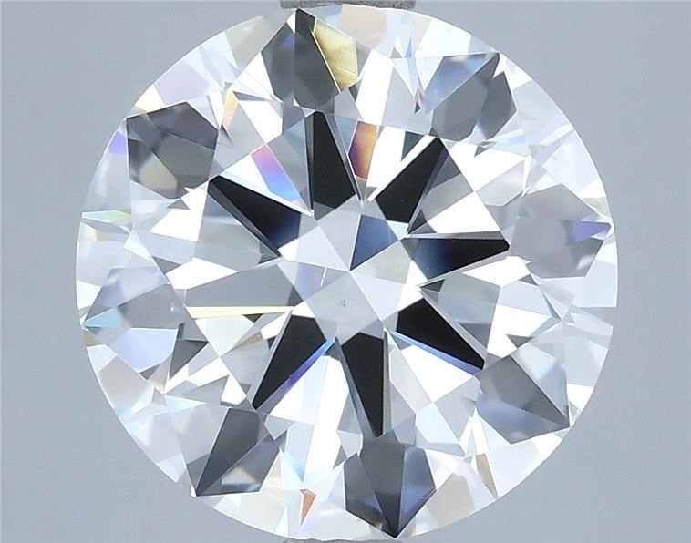 4.01ct H VS2 Rare Carat Ideal Cut Round Diamond