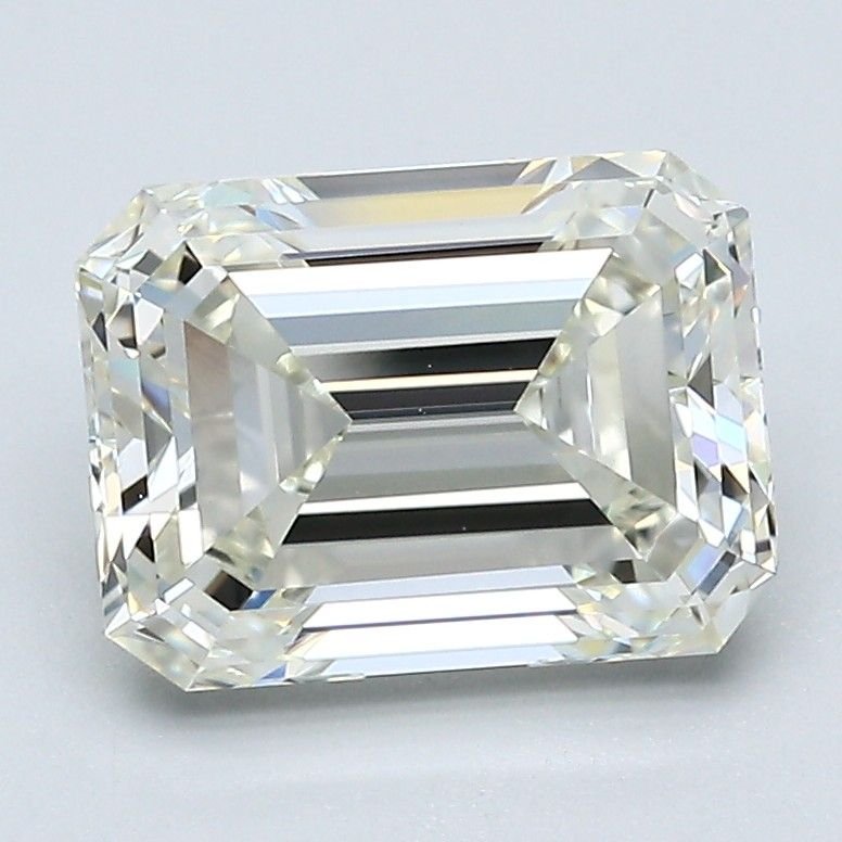 3.01ct K VVS1 Excellent Cut Emerald Diamond