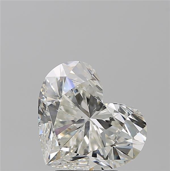 4.03ct J SI1 Rare Carat Ideal Cut Heart Diamond