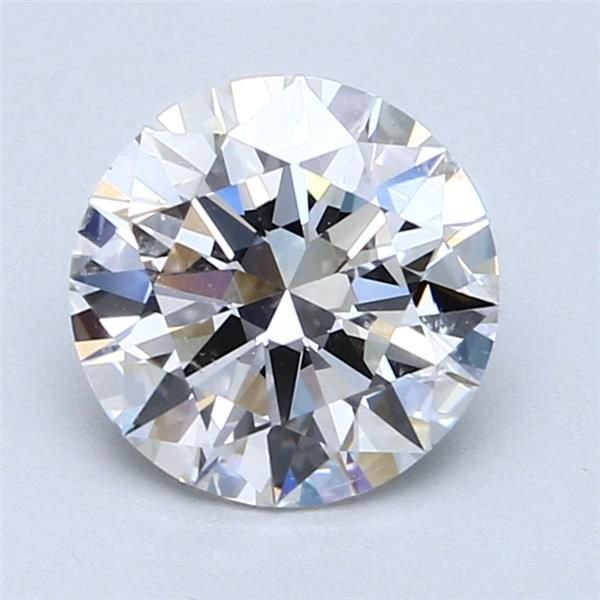 2.07ct E SI2 Rare Carat Ideal Cut Round Diamond