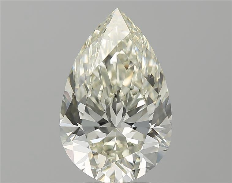 4.14ct J VVS1 Rare Carat Ideal Cut Pear Diamond