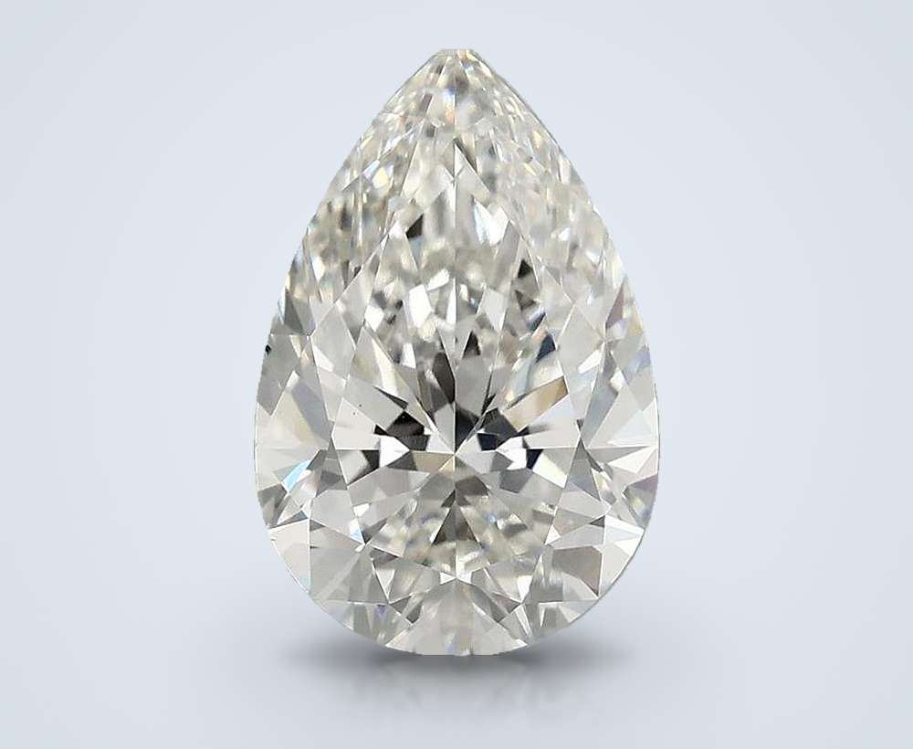 3.16 Carat Pear Lab Diamond