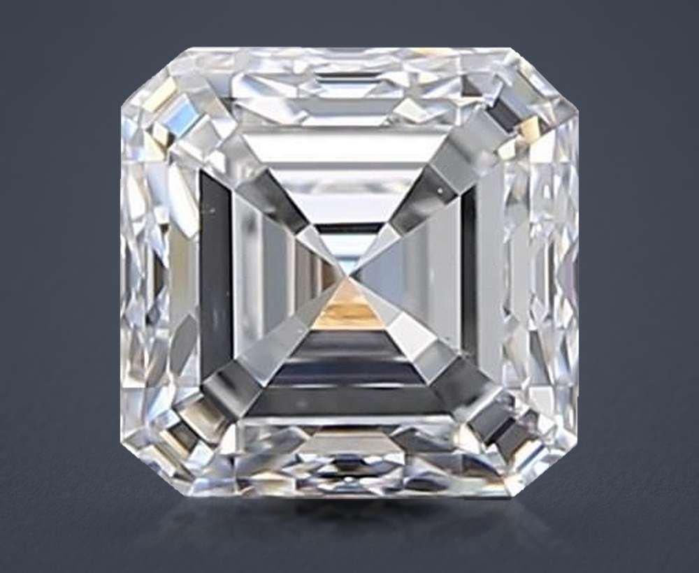 0.91 Carat Asscher Natural Diamond