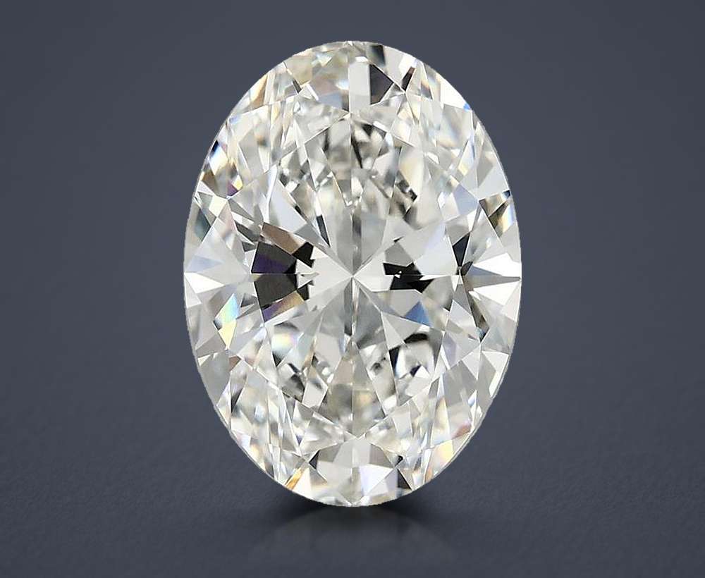 3.67 Carat Oval Lab Diamond