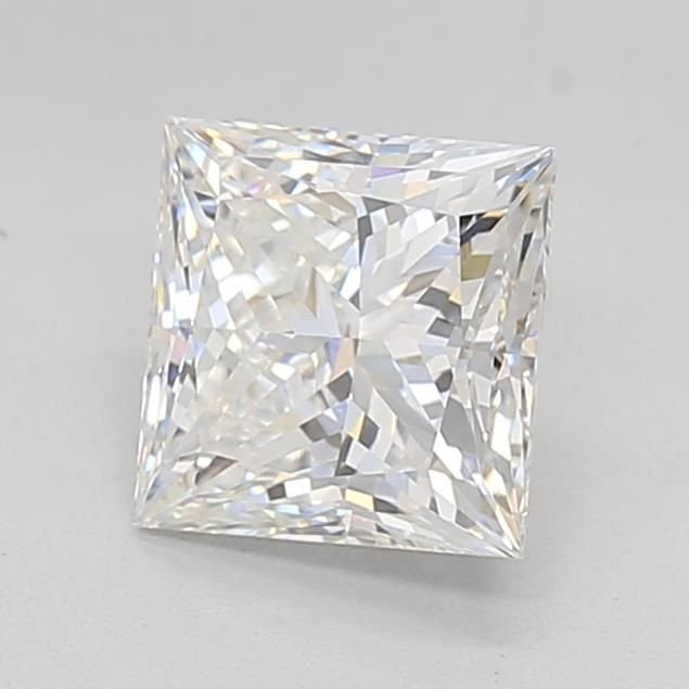 2.06ct F VVS2 Rare Carat Ideal Cut Princess Lab Grown Diamond