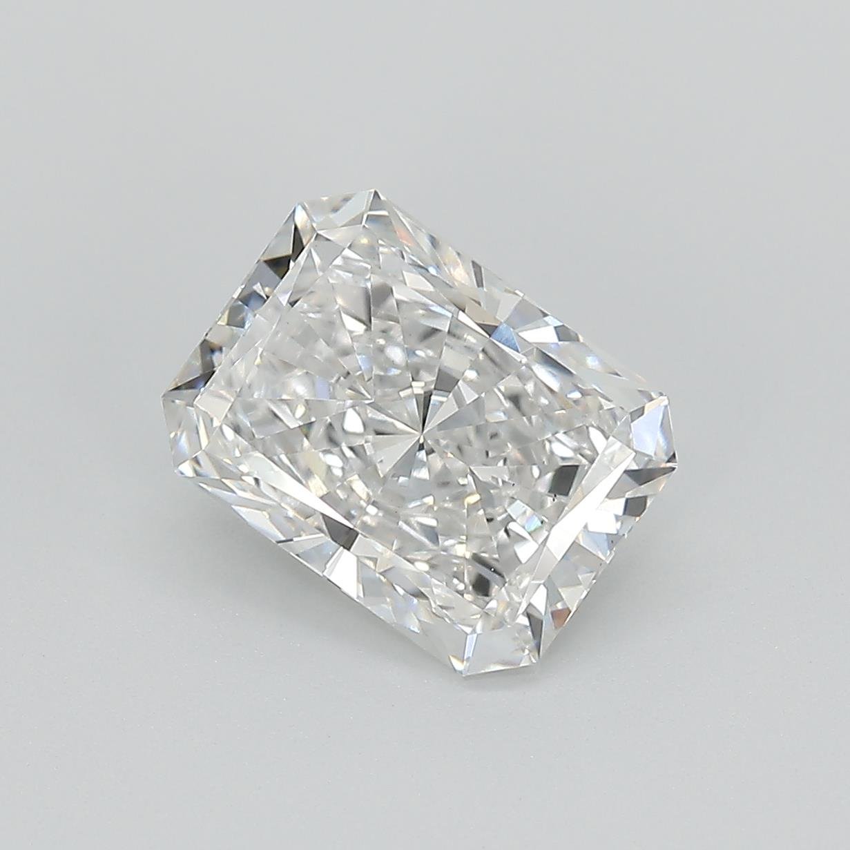 2.62ct E VS2 Rare Carat Ideal Cut Radiant Lab Grown Diamond