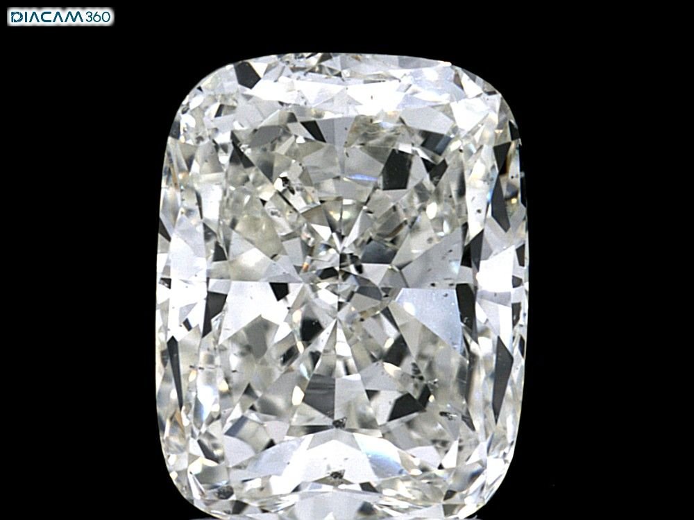 3.26ct K SI1 Very Good Cut Cushion Diamond