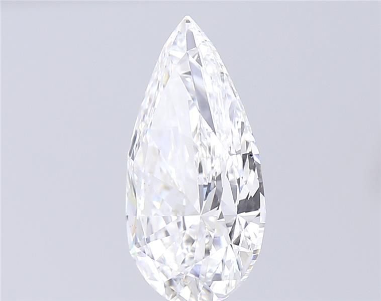 3.51ct E VS2 Rare Carat Ideal Cut Pear Lab Grown Diamond