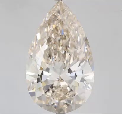 10.15ct K VVS2 Rare Carat Ideal Cut Pear Diamond