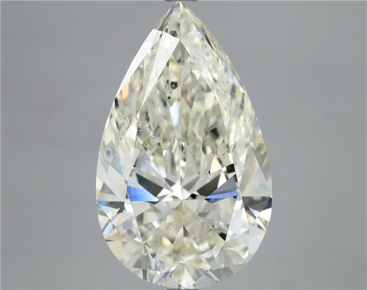5.01ct K SI2 Rare Carat Ideal Cut Pear Diamond